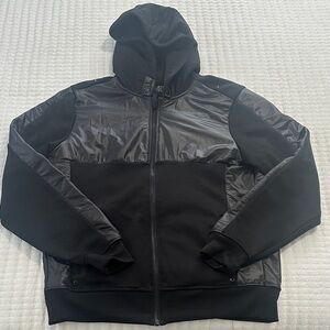 Men's Black Windbreaker Jacket
